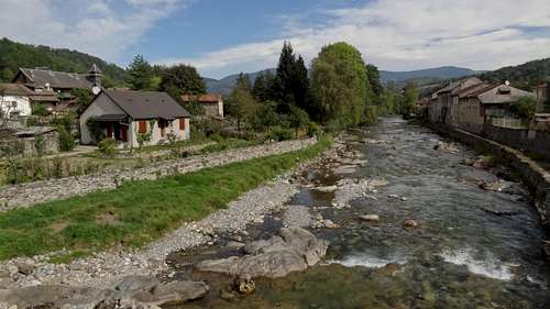 The river Salat in Seix