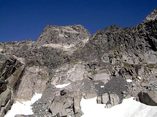 The Southwest Face of Mt Cowen-Absaroka range MT
