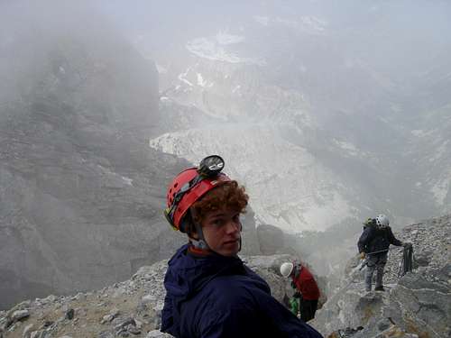 Myself on the Owen Spaulding route of the Grand Teton