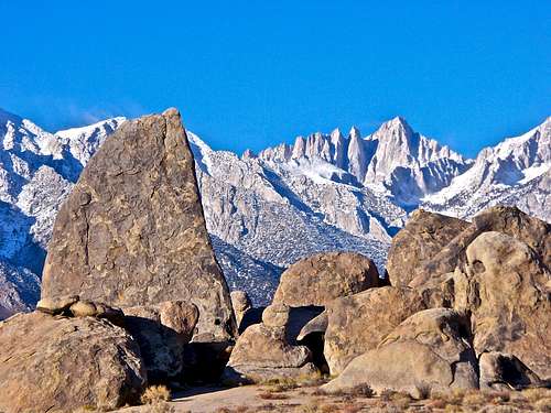 Shark's Fin and Mount Whitney