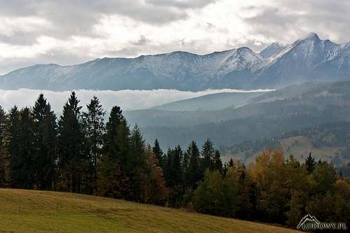 White Tatras from Lapszanka pass