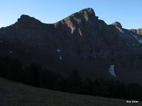 Hyalite Ridge from the Blackmore-Elephant Saddle
