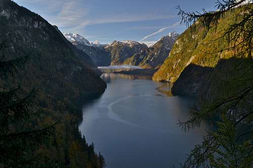 The Königssee seen from the Rabenwand (