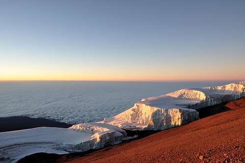 Kilimanjaro's glacier