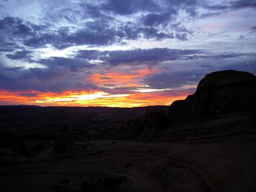 Sunset at Arches 