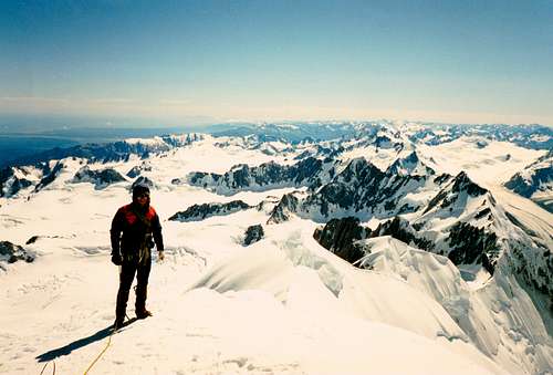 Summit of Mt. Tasman 1986