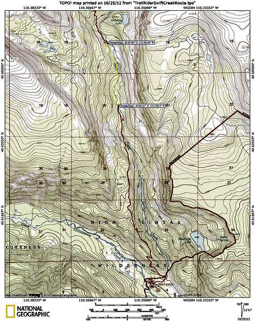 Swift Creek Topo Map 1