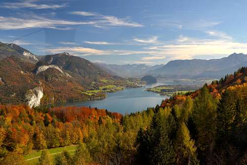 The Wolfgangsee in it's autumn glory