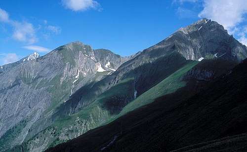 Kendlspitze (on the right)...