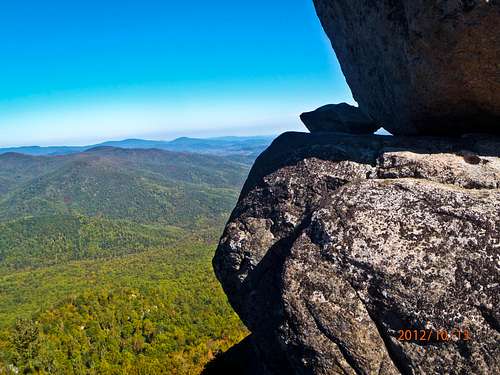 View from Behind Boulders