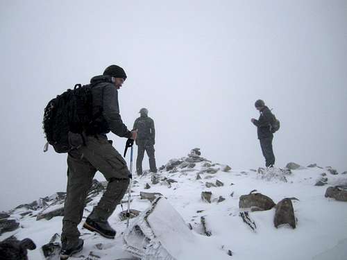 Snowy summit