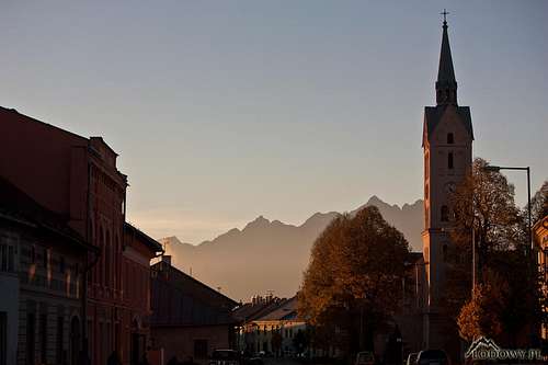 Sunset Tatras at Lubica II