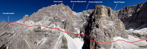 Cima Undici / Sentiero degli Alpini