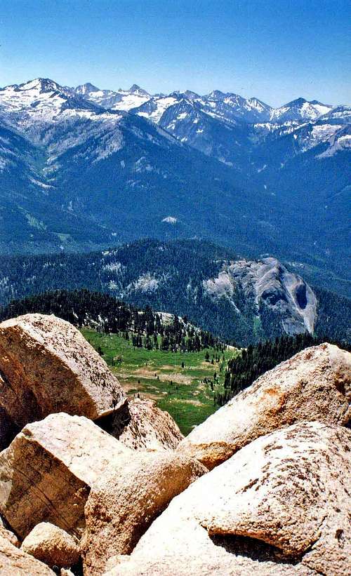 Great Western Divide from Alta Peak 