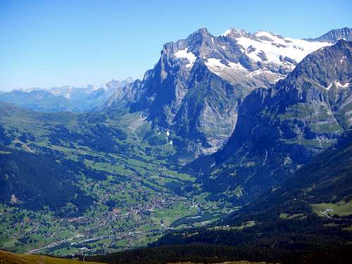 Wetterhorn Above Grindelwald