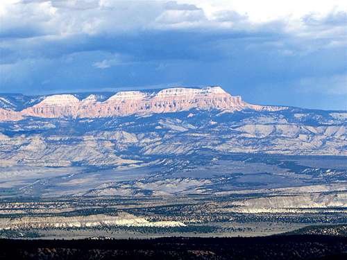 Zoomed view of Barney Top Mesa
