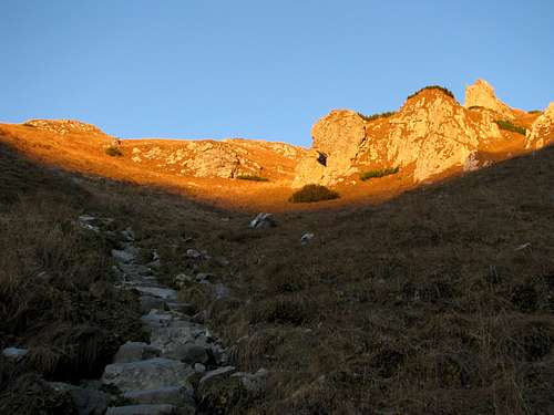 Rocks at Top of Kobylarzowy Żleb