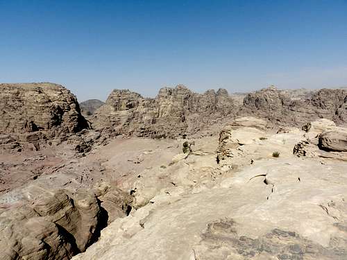 Petra from the summit