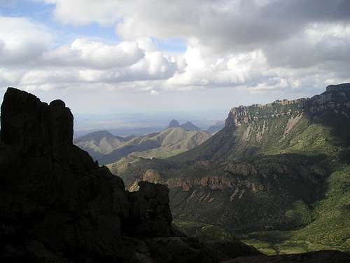 View from the high Chisos Mountains-Big Bend National Park, Texas