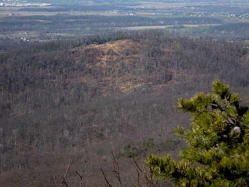 View from the summit towards...