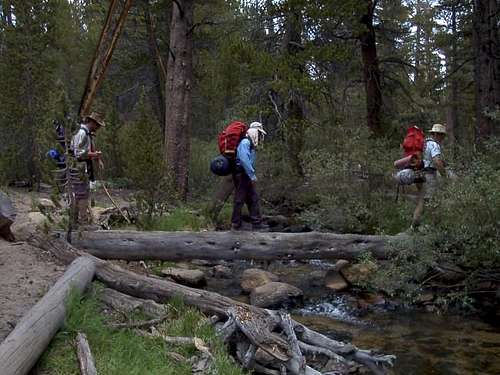 On the trail to Cottonwood...