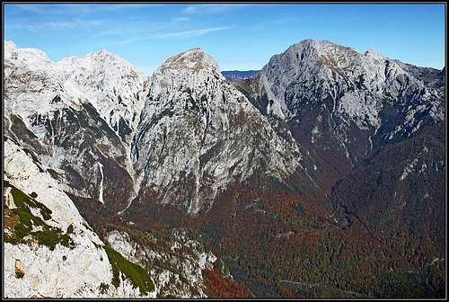 Turska gora, Brana and Planjava from Vrh Korena