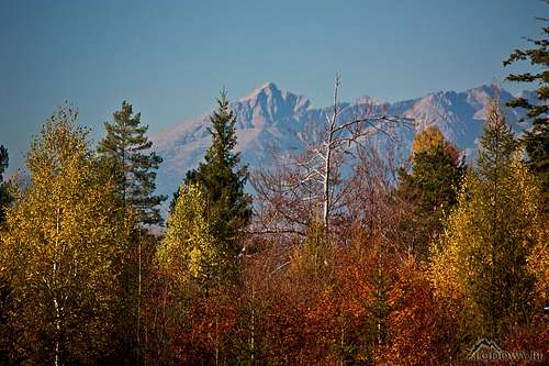 Krivan peak from Slovensky Raj