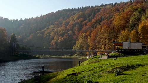 Bystrzyca reservoir from the 