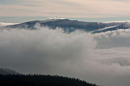 Kralova Hola above the clouds