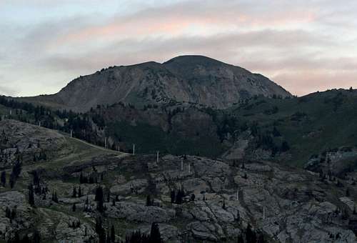 Mount Baldy at dusk