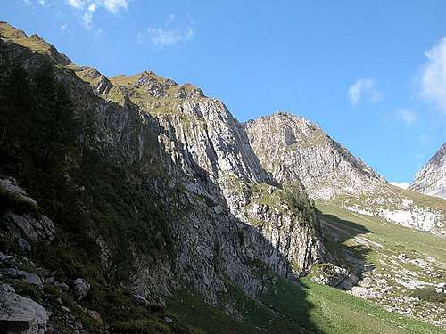 The Rauchkofel east face with...