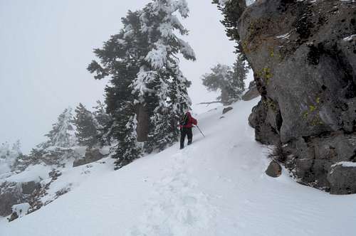 Lassen snowshoe to Eagle Peak from SW Entrance