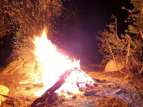 Campfire on Bear Ridge