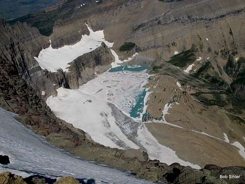 Salamander Glacier, Grinnell Glacier, and Upper Grinnell Lake