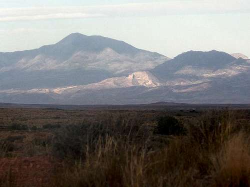 Henry Mountains in the Distance