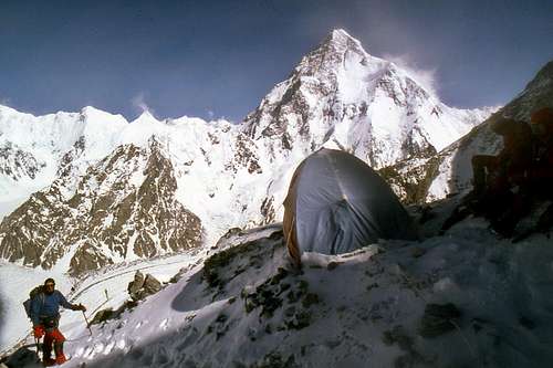 Broad Peak Camp 2 at 6450m
