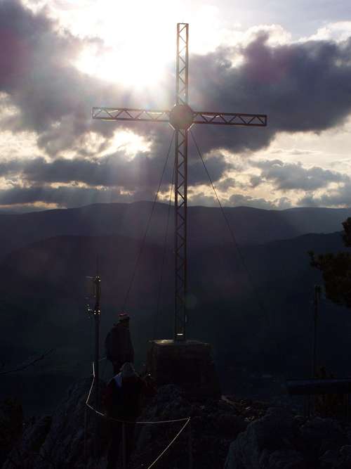 The cross on Grosse Kanzel