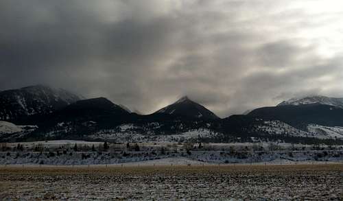 Paradise Valley Montana, winter