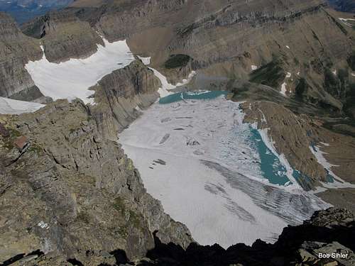 Salamander Glacier, Grinnell Glacier, and Upper Grinnell Lake
