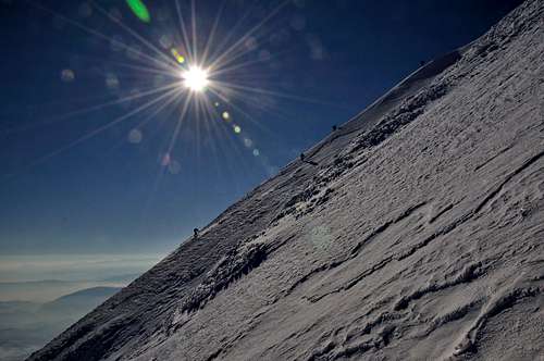Ljuboten peak - East Face