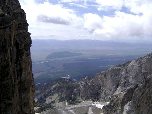 View east from the Koven Couloir of Mount Owen