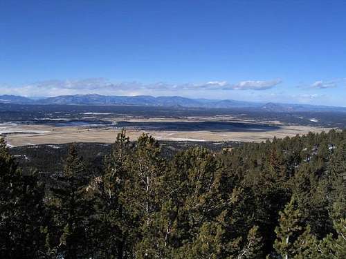 Teller County from the summit...