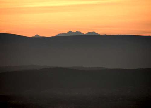 Tatras on the horizon 