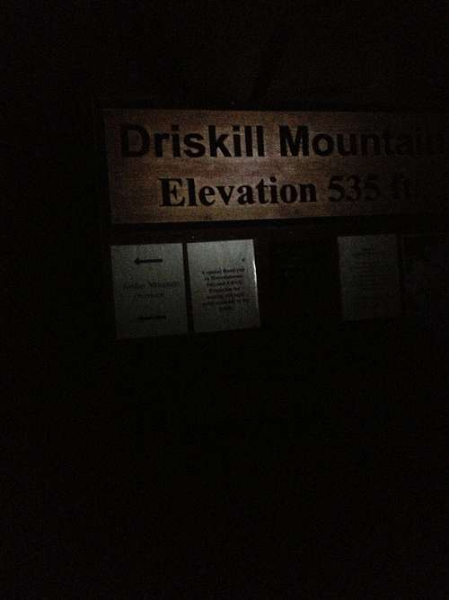 Driskill Mtn by night