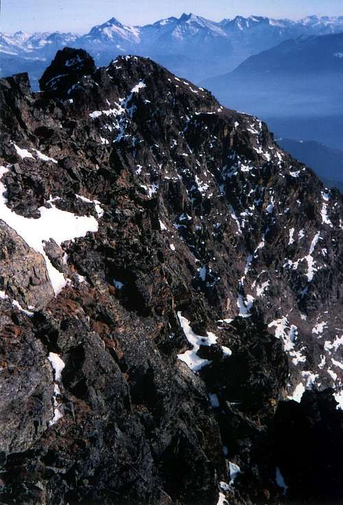 Tsaat a l'Etsena W Summit First Winter Ascent 1985