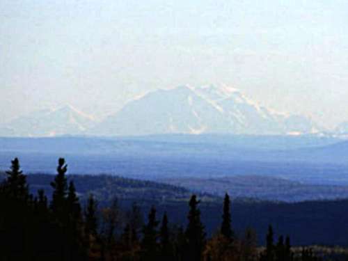 View of Denali from Ester Dome