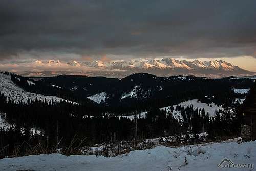 Morning light over High Tatras