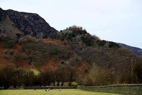 Castle Crag from Rosthwaite