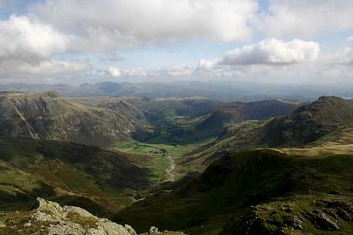 Great Langdale from Crinkle Crags