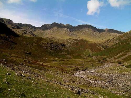 Crinkle Crags from Oxendale